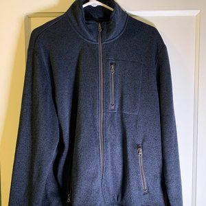 Sonoma Navy Blue Zip-Up Jacket